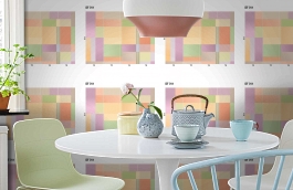 Обои DF 011 Illusion фото в интерьере кухни превью