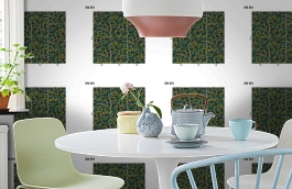 Обои DM 001 Illusion фото в интерьере кухни превью