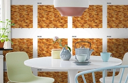 Обои DM 002 Illusion фото в интерьере кухни превью