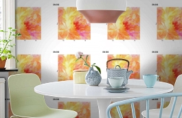 Обои DM 006 Illusion фото в интерьере кухни превью