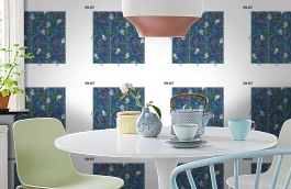 Обои DM 007 Illusion фото в интерьере кухни превью