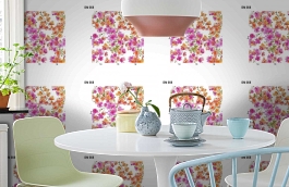 Обои DM 008 Illusion фото в интерьере кухни превью