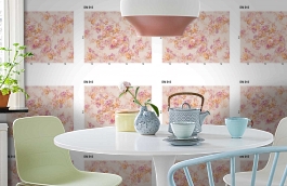 Обои DM 016 Illusion фото в интерьере кухни превью