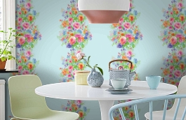 Обои DM 022 Illusion фото в интерьере кухни превью