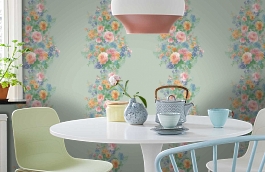 Обои DM 024 Illusion фото в интерьере кухни превью