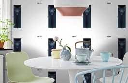 Обои DM 031 Illusion фото в интерьере кухни превью