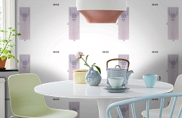 Обои DM 032 Illusion фото в интерьере кухни превью