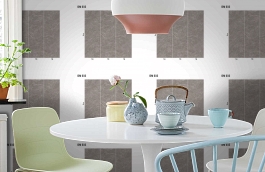 Обои DM 033 Illusion фото в интерьере кухни превью