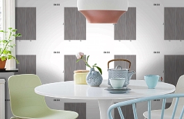 Обои DM 035 Illusion фото в интерьере кухни превью