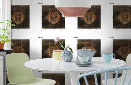 Обои DM 039 Illusion фото в интерьере кухни превью