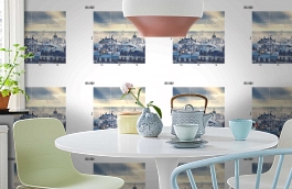 Обои DS 002 Illusion фото в интерьере кухни превью