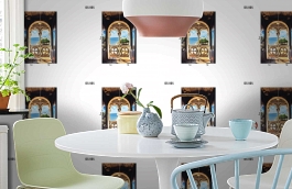 Обои DS 005 Illusion фото в интерьере кухни превью