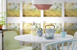 Обои DS 015 Illusion фото в интерьере кухни превью