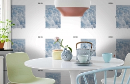 Обои DSE 001 Illusion фото в интерьере кухни превью