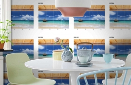 Обои DSE 002 Illusion фото в интерьере кухни превью