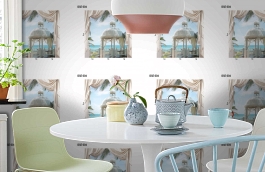 Обои DSE 004 Illusion фото в интерьере кухни превью