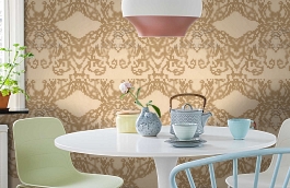 Обои F5-104 фото в интерьере кухни превью