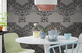 Обои F5-109 фото в интерьере кухни превью