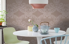 Обои F5-112 фото в интерьере кухни превью