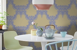 Обои GT1021 фото в интерьере кухни превью