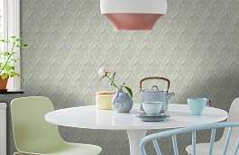 Обои J3 005 фото в интерьере кухни превью