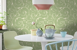 Обои K7005 фото в интерьере кухни превью