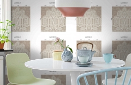 Обои Lac9 002 A1 фото в интерьере кухни превью