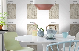 Обои Lac9 002 A2 фото в интерьере кухни превью