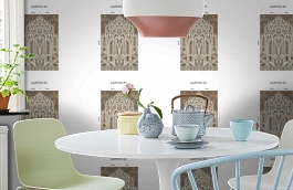 Обои Lac9 012 A2 фото в интерьере кухни превью