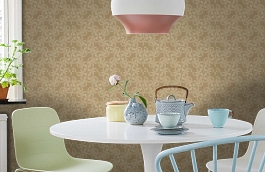 Обои Q9004 фото в интерьере кухни превью