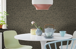 Обои Sisal009 фото в интерьере кухни превью