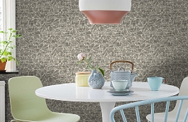 Обои Sisal011 фото в интерьере кухни превью