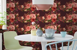 Обои V9004 фото в интерьере кухни превью