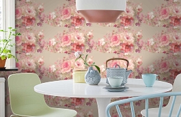 Обои V9008 фото в интерьере кухни превью