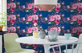 Обои V9021 фото в интерьере кухни превью