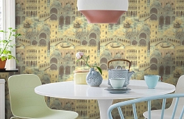 Обои 1004 фото в интерьере кухни превью