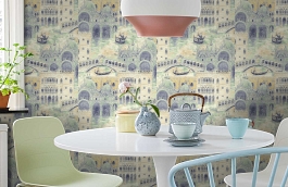 Обои 1006 фото в интерьере кухни превью