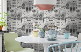 Обои 1011 фото в интерьере кухни превью