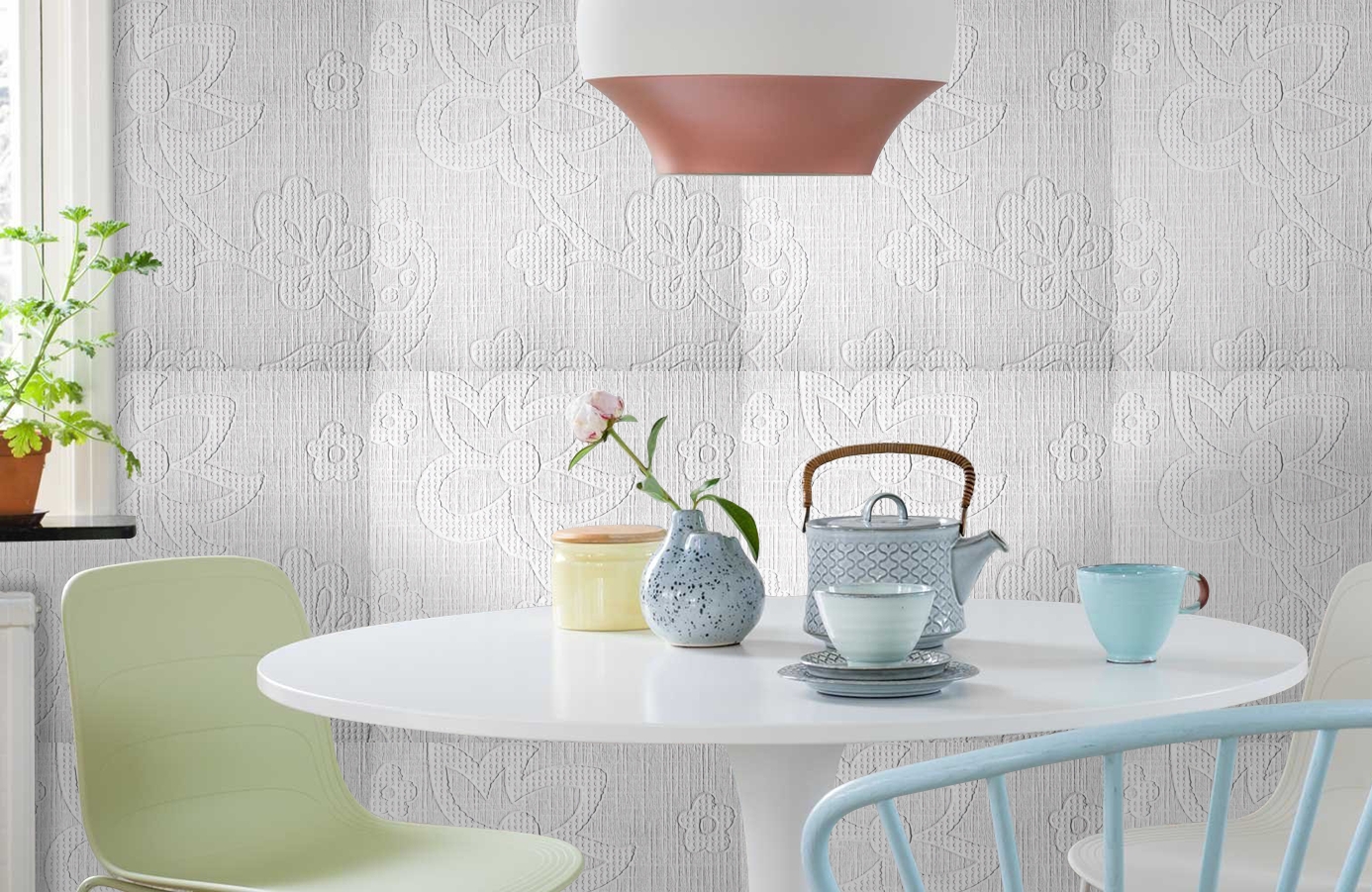 Обои 1881 фото в интерьере кухни