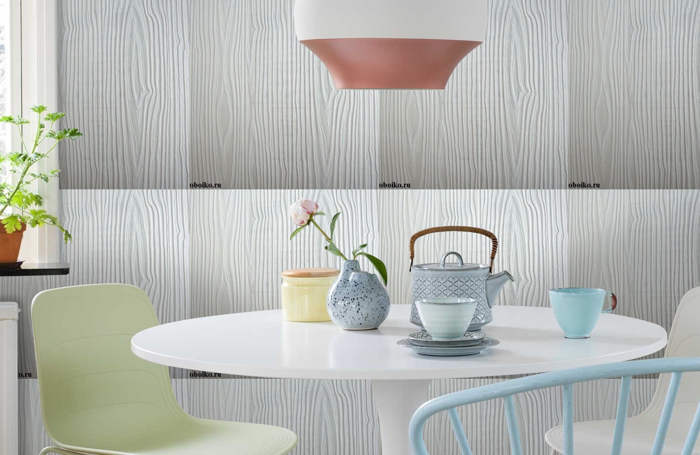 Обои 9341 фото в интерьере кухни