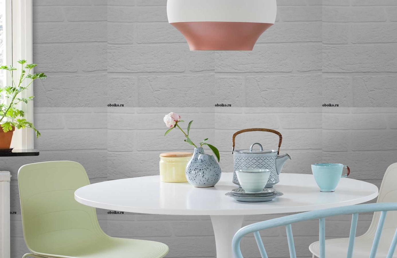 Обои 9342 фото в интерьере кухни