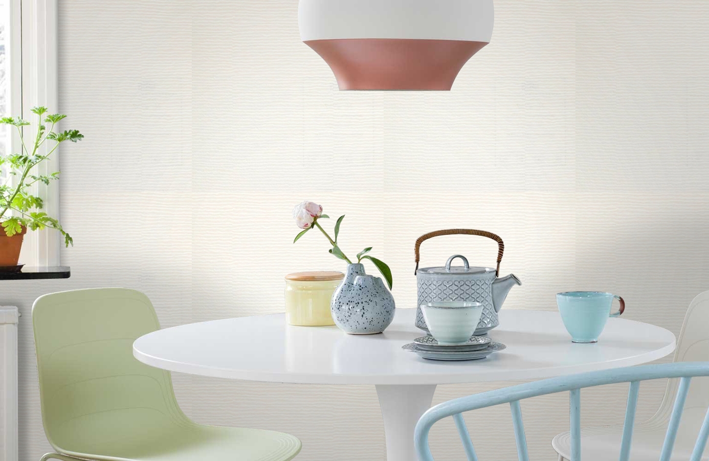 Обои 9737 фото в интерьере кухни