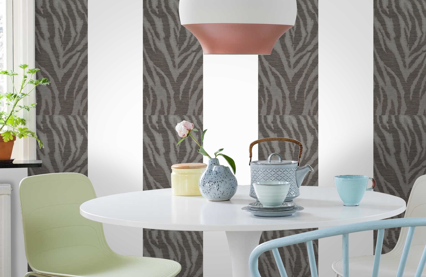 Обои 185026 фото в интерьере кухни