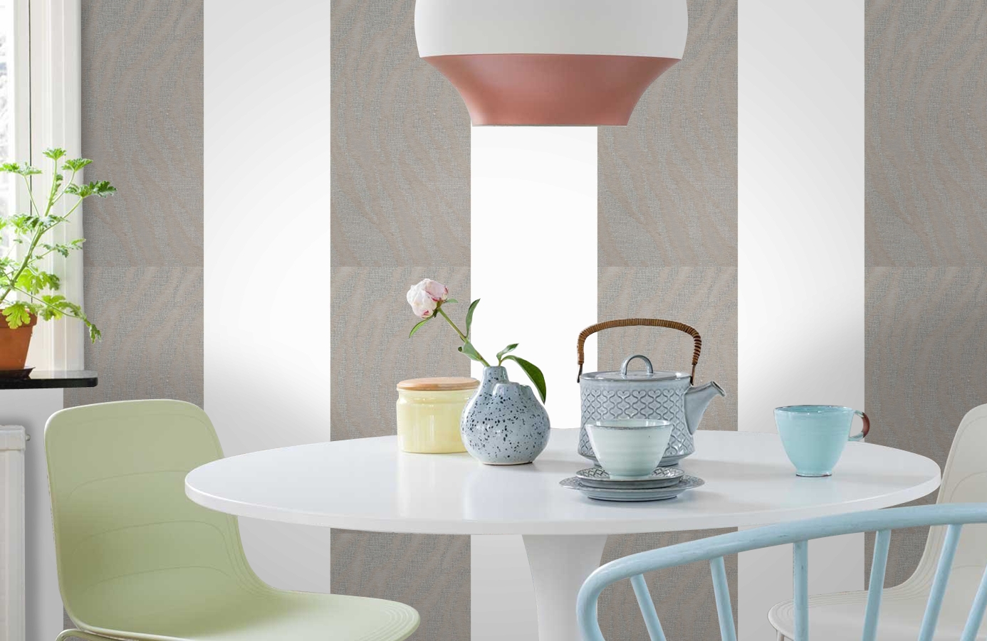 Обои 185027 фото в интерьере кухни