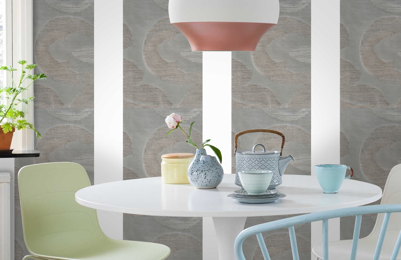 Обои 185050 фото в интерьере кухни