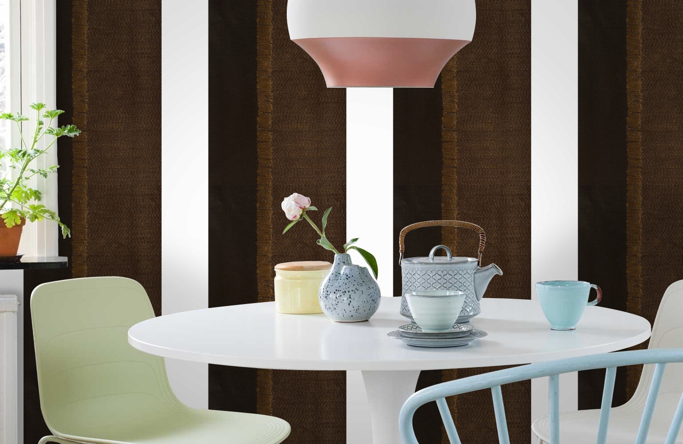 Обои 185063 фото в интерьере кухни Обои 185063 фото в интерьере кухни