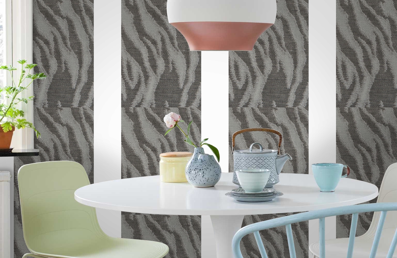 Обои 185076 фото в интерьере кухни Обои 185076 фото в интерьере кухни