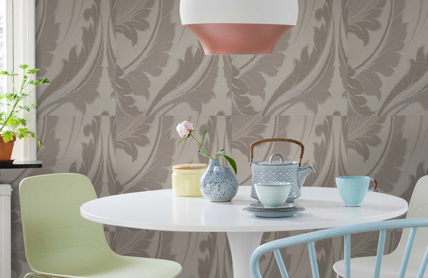 Обои 245000 фото в интерьере кухни