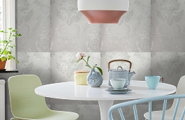 Обои 4550-G1 фото в интерьере кухни превью