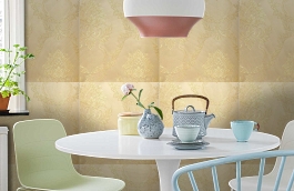 Обои 4550-Y1 фото в интерьере кухни превью